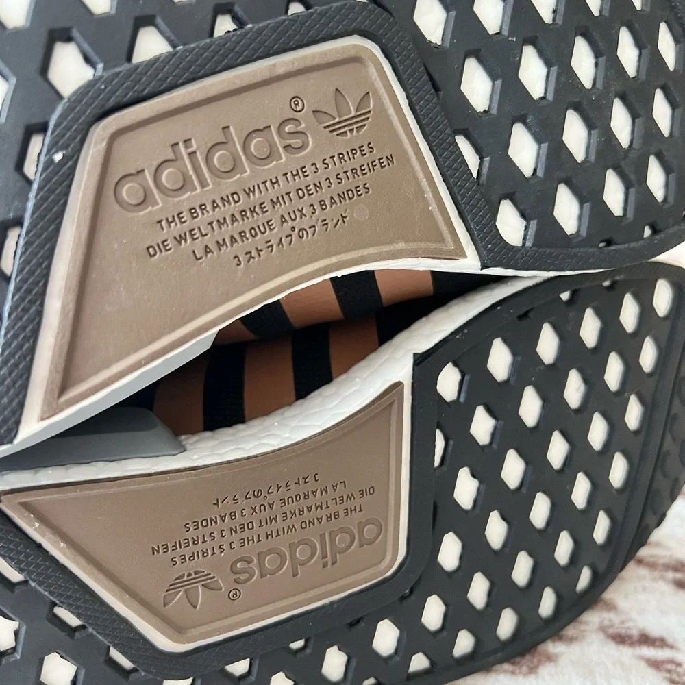 Adidas NMD Black and Brown Sneakers - Picture 9 of 11